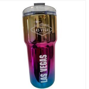 Las Vegas Gradient Stainless Steel Tumbler With Lid
